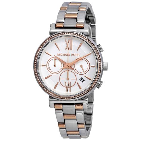 michael kors sofie mk6558|Michael Kors sofie silver dial.